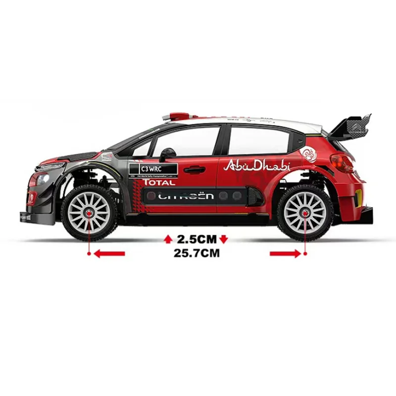 신제품 재고 입고 Mjx-10303 R/C 1:10 C3 WRC 시뮬레이션 메탈 베이스 사륜구동 플랫트랙 레이싱카 모델 커스텀 장난감 선물