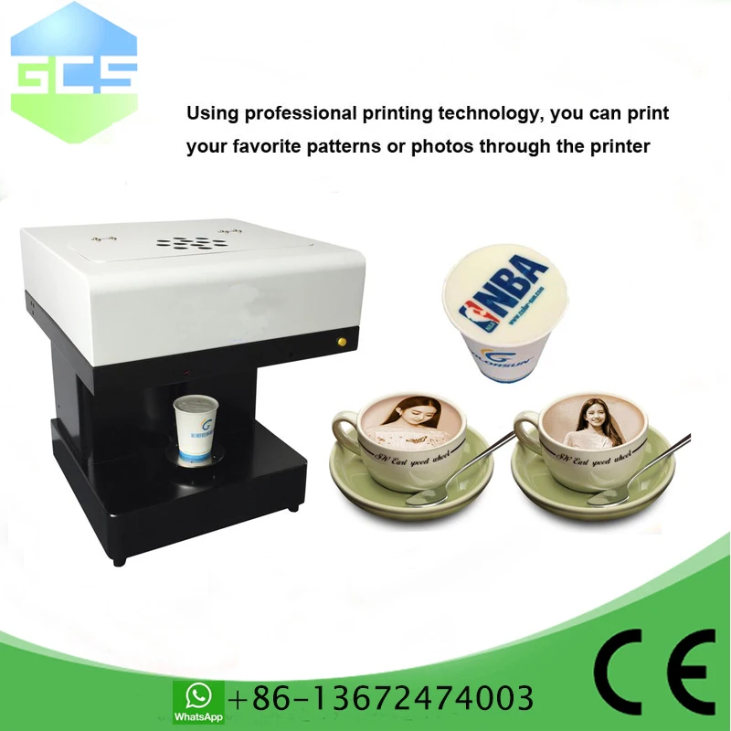 

Цифровой принтер для кофе, художественный принтер для кофе, машина для печати еды для торта, печенья, капучино, печенья, миндального печенья, конфет