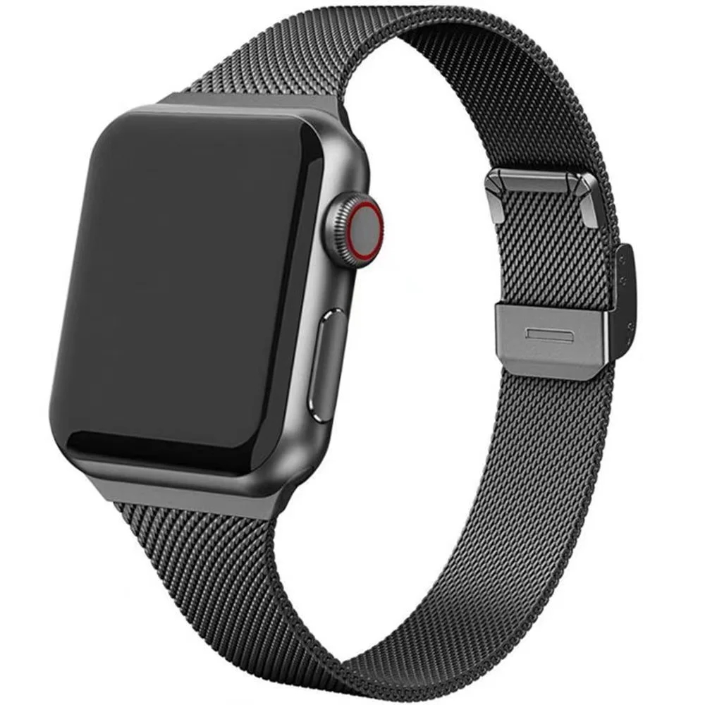 ミラネーゼストラップ Apple Watch バンド 11 10 9 8 7 46mm 45mm 41mm Ultra/3 49mm スリムメタルブレスレット iWatch 6 5 4 SE3 44/40/42mm ベルト