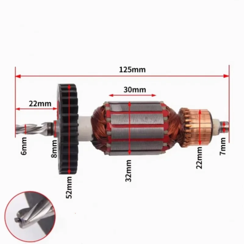 

Оригинальный ротор с 4 зубьями 90595078 для Stanley STDR4010, 400 Вт, 10 мм, регулирующая скорость, ручная электрическая дрель, аксессуары для электроинструментов