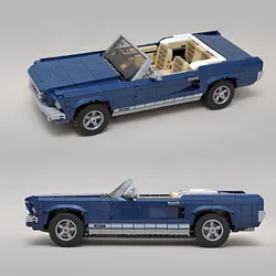 NEW Creative Expert MOC Mustang 10265 Ford Convertible Alternate Building Blocks Sports Cars DIY Bricks Model Toys Children Gift