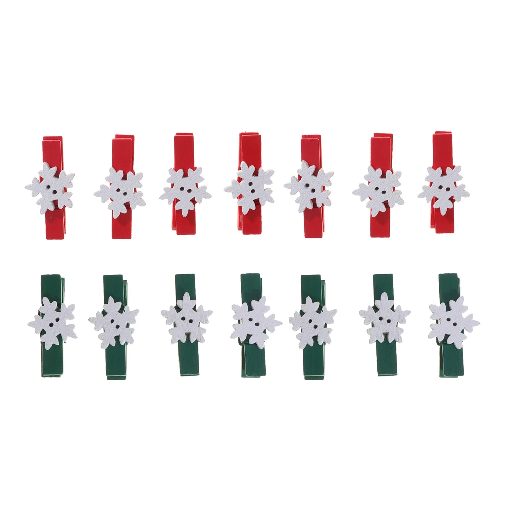 

100 Pcs Colorful Wooden Clips for Photo Paper Craft Projects Christmas Tree Decorations Holiday Gifts Picture Frames