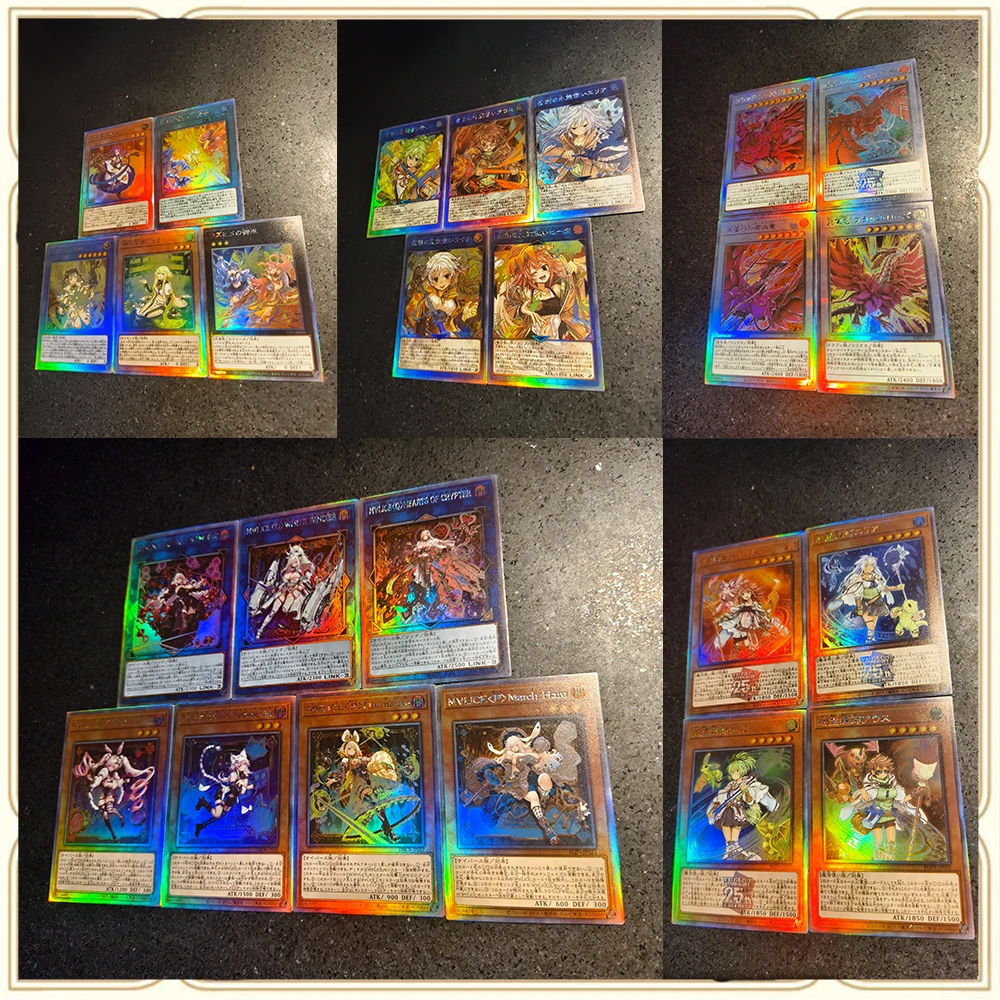 

Аниме Yu-Gi-Oh DIY ACG Avalanching Aussa Storming Wynn Blazing Hiita Advanced Shiny Коллекционная карта Рождественский подарок на день рождения