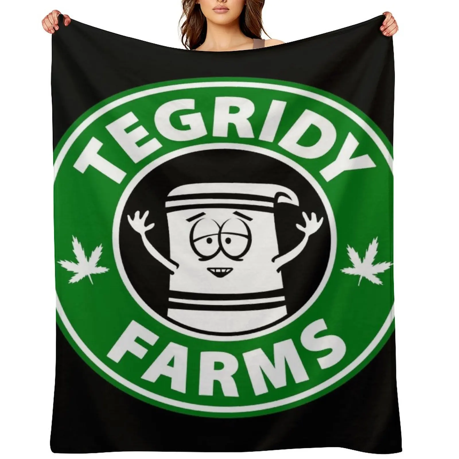 Tegridy Farms Throw Blanket Bed Fashionable Sleeping Bag Thins Bed linens Blankets