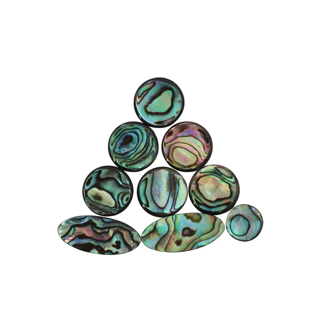 9 packs of saxophone abalone shell button buttons, saxophone color shell button buttons, pipe accessories, keys.