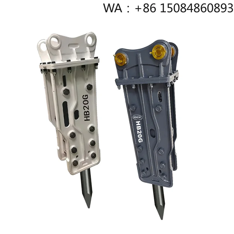 Universal 20Ton Excavator Hydraulic Rock Concrete Breaker Attachment, Factory Direct Supply For Road Mining Demolition Site Sale
