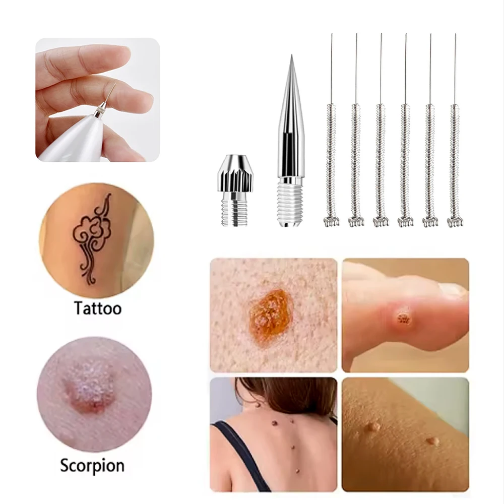 Ensemble d'aiguilles pour stylo Plasma Laser, pour taches foncées, taches de rousseur, taupe, verrues, tatouage, étiquette cutanée, aiguilles dédiées, outil de soins de la peau du visage, accessoires