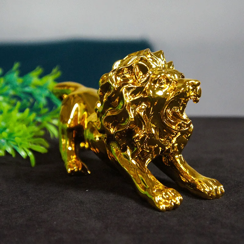 Lion model ornament for children, classmates, friends, inspiring academic hard work, home display item