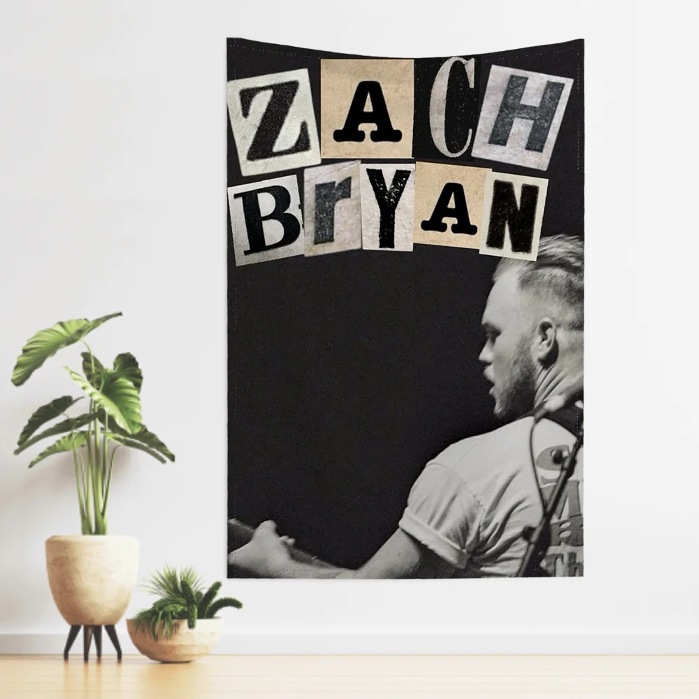 ألبوم موسيقى المغني Z-Zach بريان نسيج ديكور الغرفة قماش صوفي للحفلات خلفية معلقة ديكور غرفة غرفة الطفل