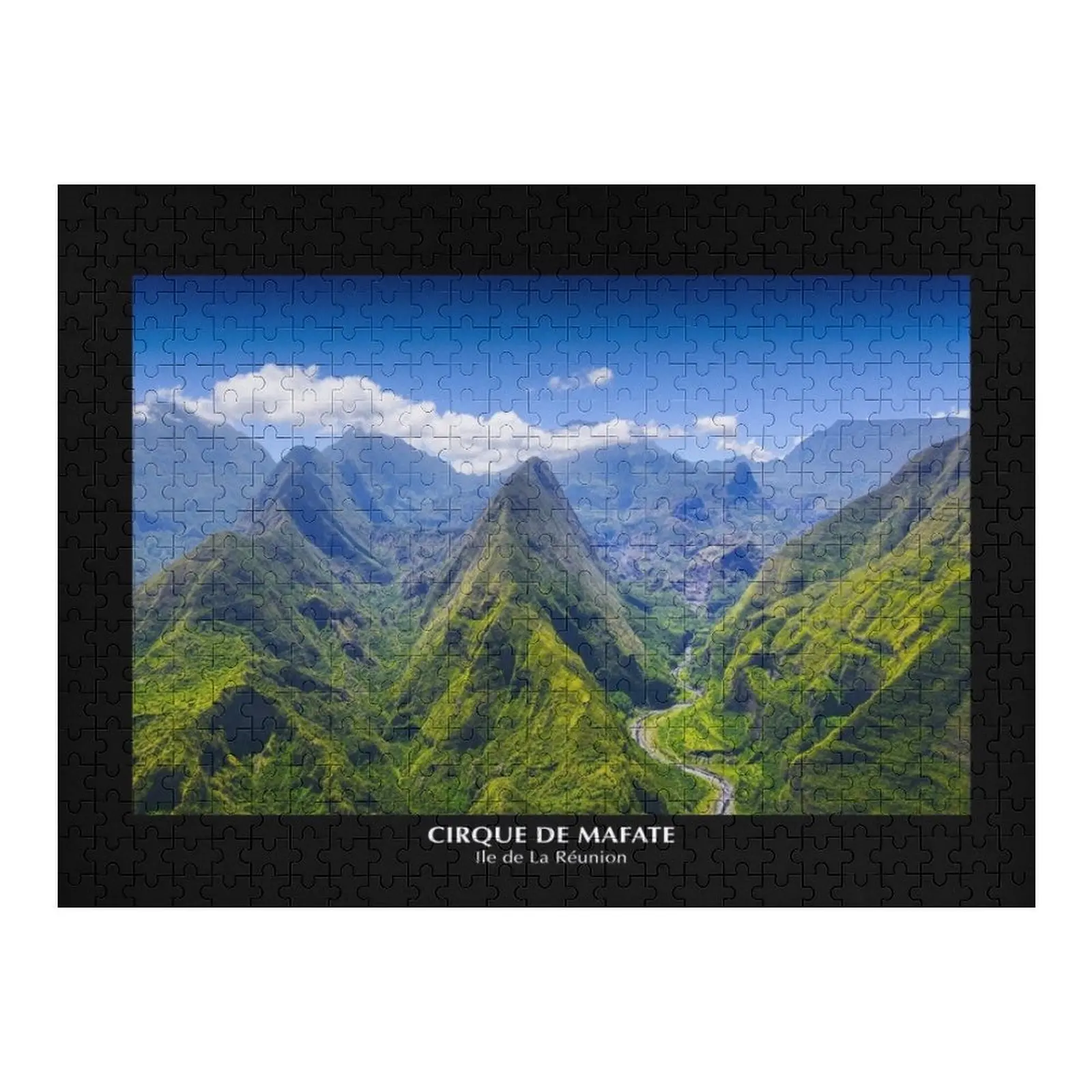 

The Cirque de Mafate in Reunion Island Jigsaw Puzzle Personalized Toy Woodens For Adults Personalized Wooden Name Puzzle