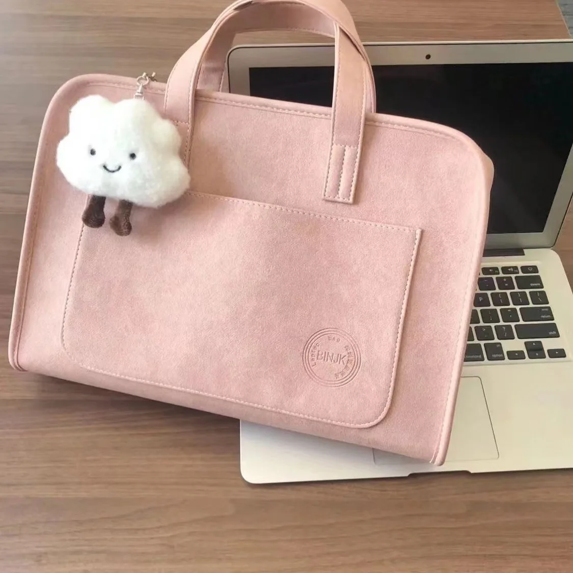 Advanced Good-looking Computer Bag With Shock-proof Thick Hand Bill of lading Shoulder Crossbody for Apple Notebook Simplicity