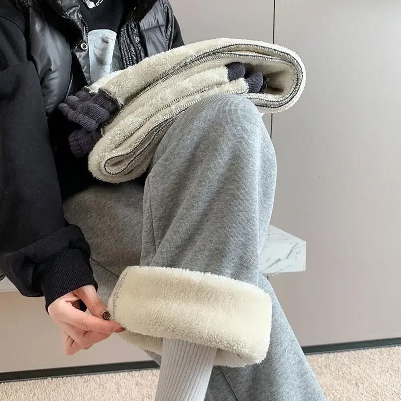 الحريم S-3XL السراويل النساء السراويل الفضفاضة عارضة Pantalones رشاقته شتاء دافئ الحد الأدنى Teems للجنسين الكورية أزياء الطلاب Ins