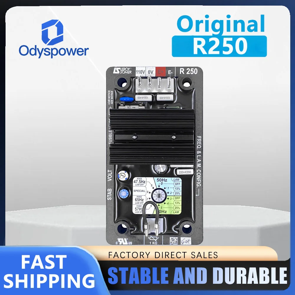 

Leroy-Somer R250 AVR Diesel Generator Automatic Voltage Regulator Original