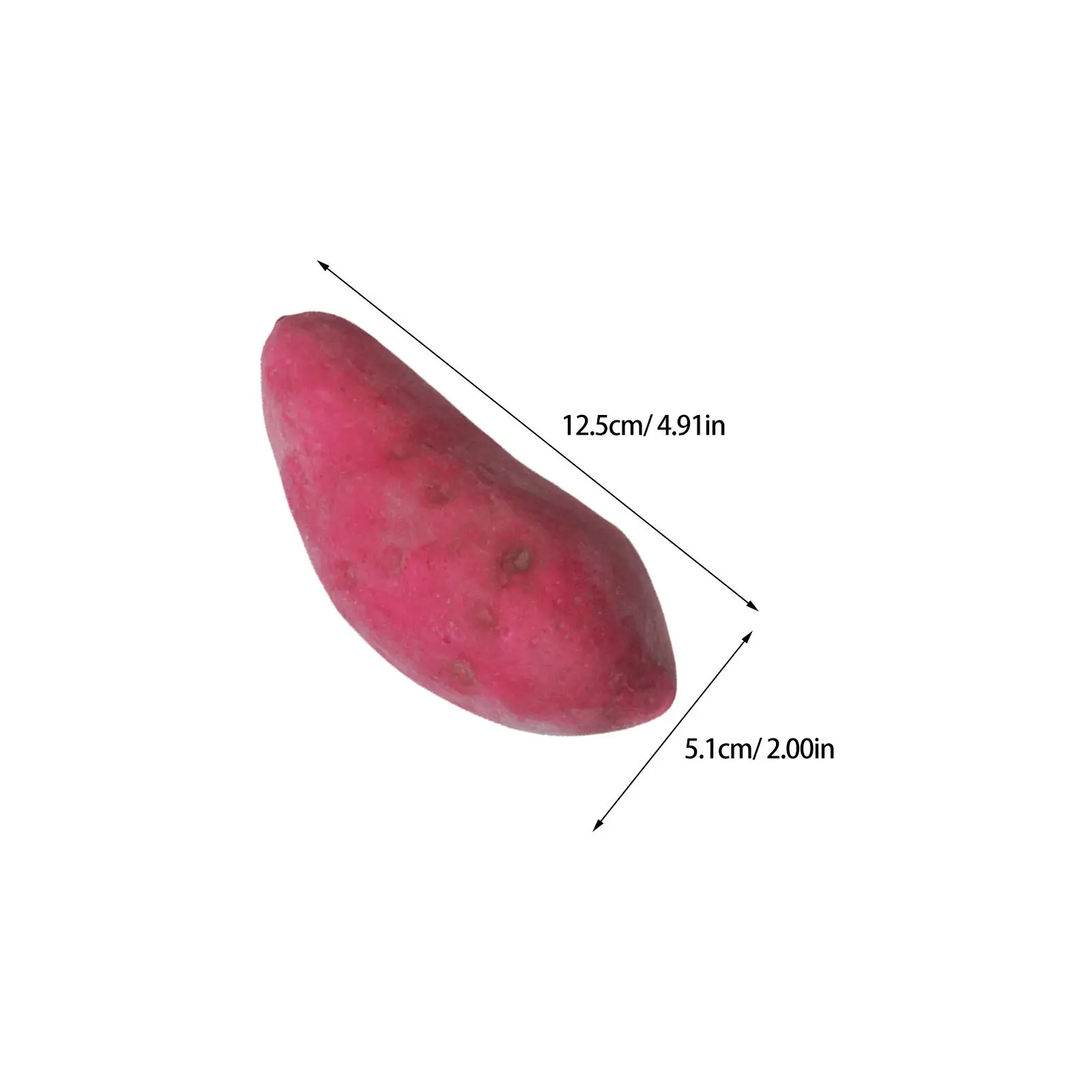 4Pcs Lifelike Artificial Purple Sweet Potato Decorations Foam Vegetable Prop Perfect for Home Restaurant Photo