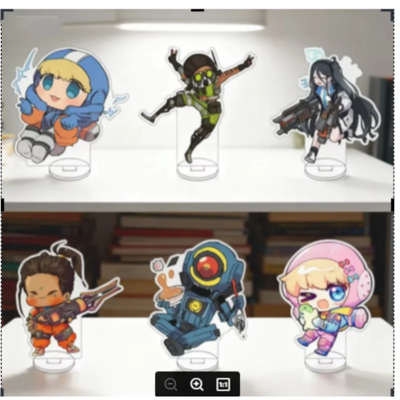 Apex Legends Figure Stand Modela Q-style Desk Decoration Items Horizon/Wraith/ntage/Rampart/Bangalore Acrylic Stand Standing