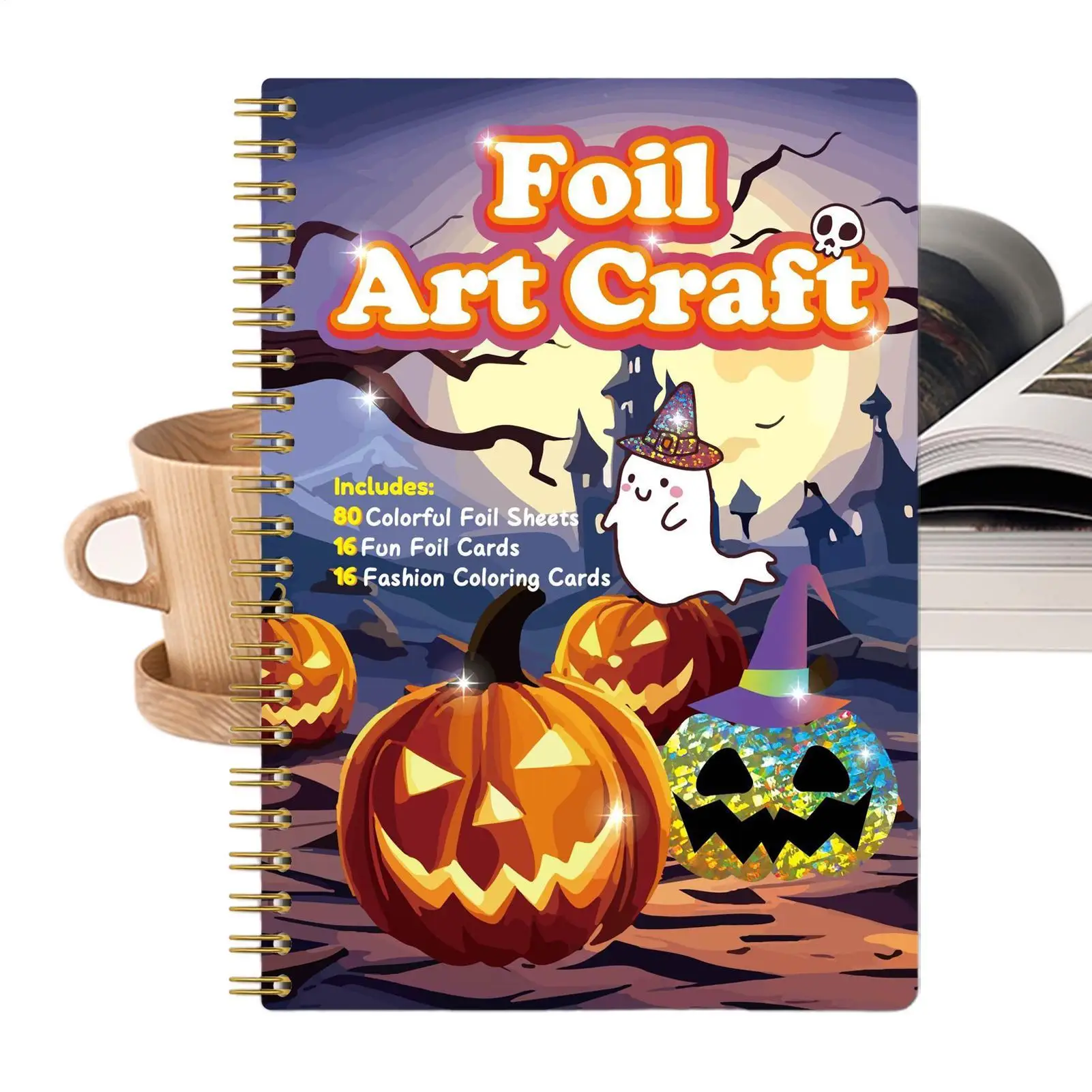 

Foil Craft Kit Child Peel-and-Press Foil Art Set Paper Crafting Kits For Family Daughter Son Youth Teens Children Boys Kid