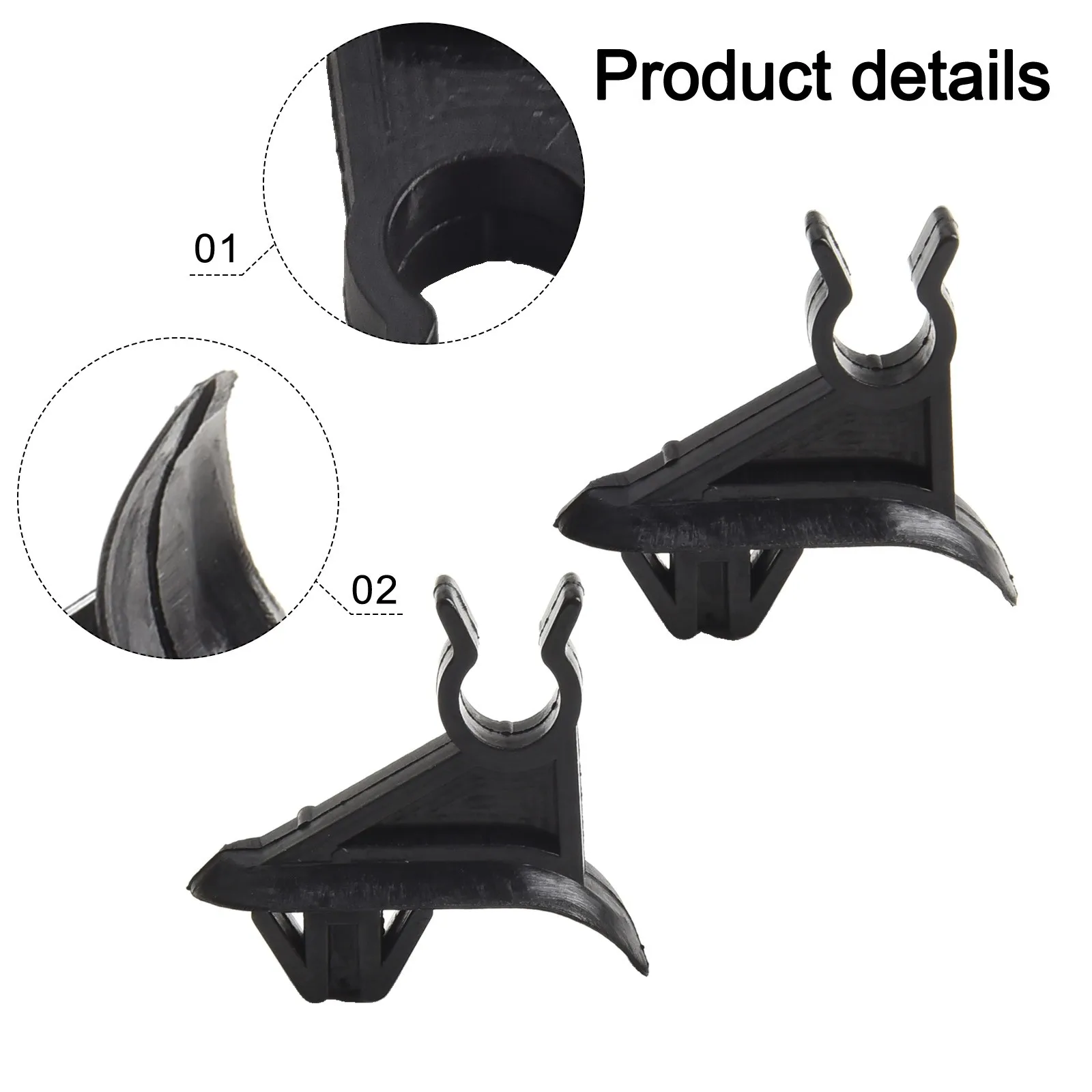 2pcs Car Engine Hood Fixing Clips For Ford Transit Connect Vehicles Direct Replacement Bonnet Stay Clamp 8T1616828AA 1518081