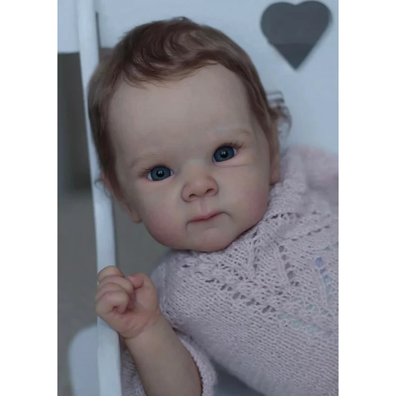 48cm Full Body Newborn Baby Doll Bettie Lifelike Reborn Baby Multiple Layers Painting 3D Skin with Visible Veins