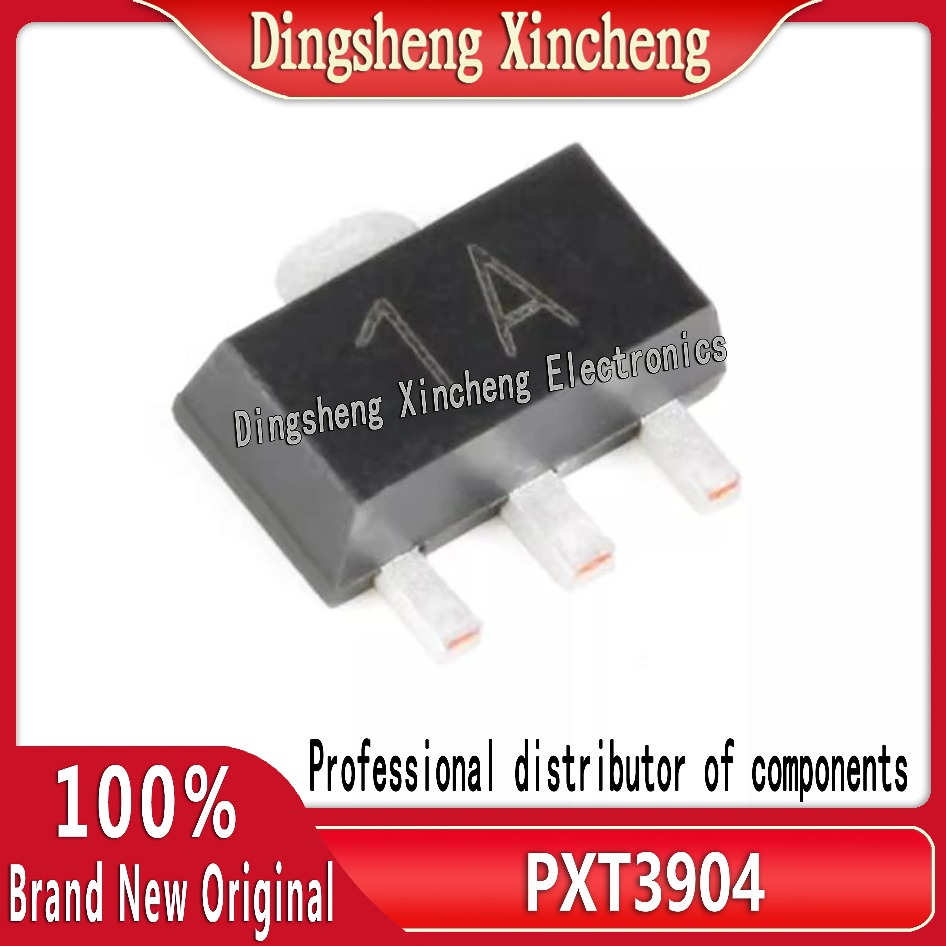 5 pcs/lot Original genuine PXT3904 1A SOT-89 NPN transistor 40V/200mA SMT transistor