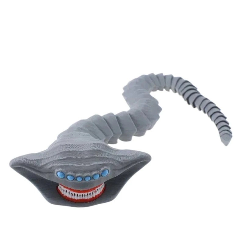 3D Printing Sea Eater Bloop Gran Maja Action Figure Model Toy Doll Christmas Gift Joint-movable Deep Sea Monster Figurines