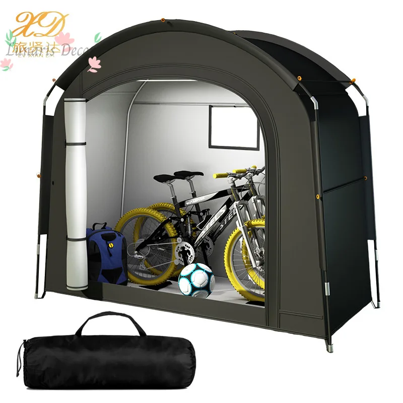 Outdoor large space storage tent weatherproof insect-proof portable outdoor storage bicycle tent