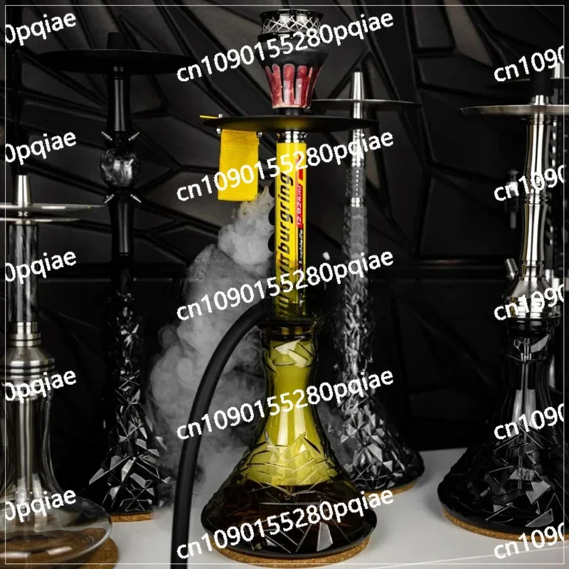 Luxury High-end Stainless Steel Hookah Complete Set with Russian Gift Box - El Bomber Version