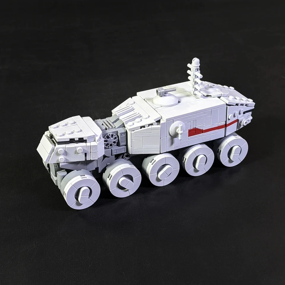 Star Movie Series Modular Tank Bundle Building Blocks Military War Vehicles Model Small Particle Bricks Creative Toy Kids Gift