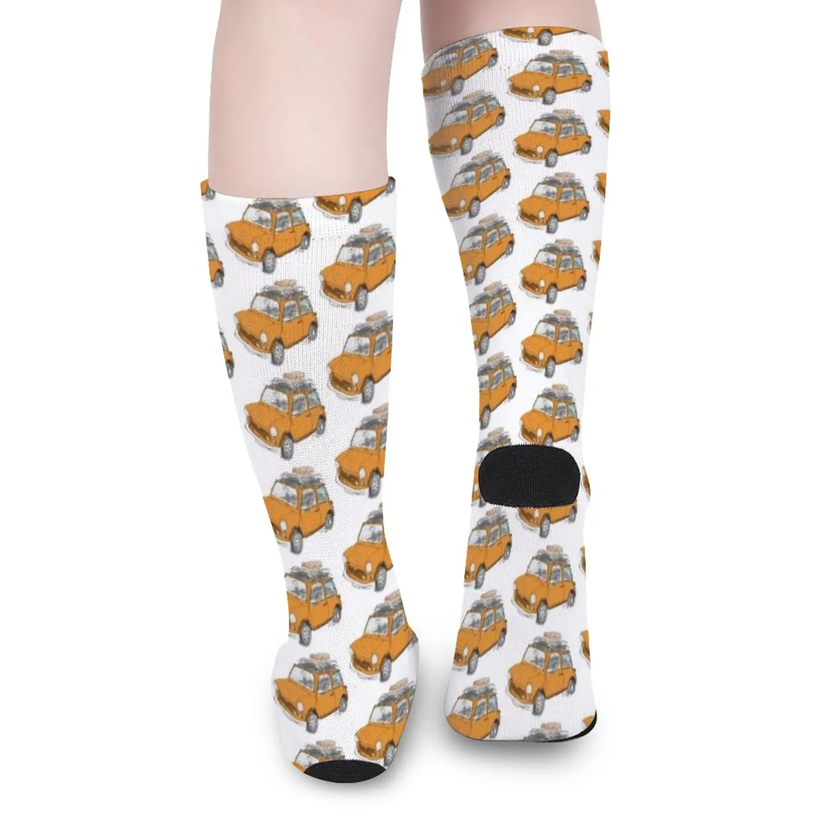 Mini CAR Orange Socks socks designer brand essential hockey Sports socks