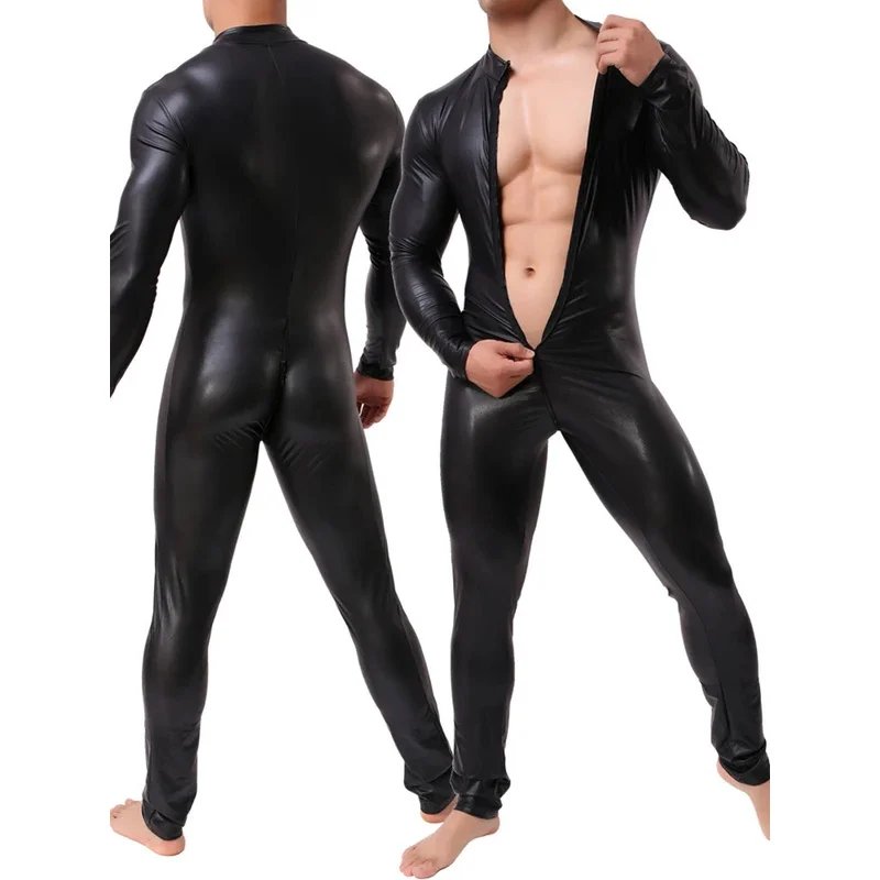 เซ็กซี่ Exotic Catsuit Zentai เครื่องแต่งกาย Sex Bodysuit Harness คอสเพลย์ Unitard เร้าอารมณ์ผิวเครื่องแต่งกายสําหรับ Man เครื่องราง Latex Bdsm