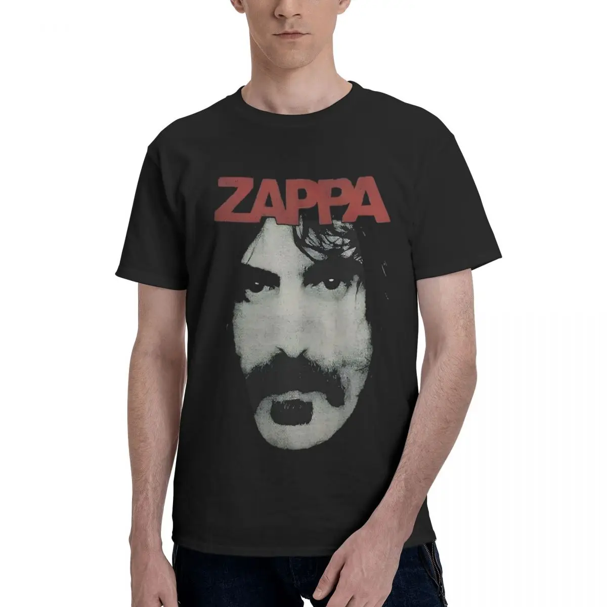 

Frank Zappa 100% Cotton Casual Breathable Confortable Tops Funny Men's T-Shirt Men's Wear