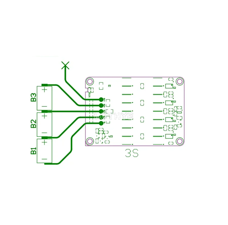 3S 4S Active Equalizer Balancer Board 5A Lithium Battery Li-ion Lipo Lifepo4 LTO Battery Energy Capacitor BMS ﻿