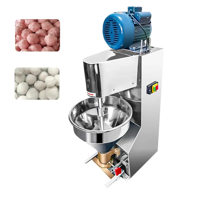 صانع تشكيل كرات اللحم التجارية ماكينة صنع كرات اللحم الأوتوماتيكية/آلة قولبة كرات لحم البقر والأسماك