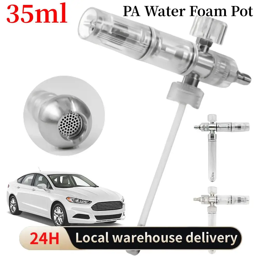 

Горшок для пены для воды на 35 мл с быстроразъемным разъемом 1/4 дюйма, распылитель для мыльной пены, распылитель пены для мойки автомобилей, внедорожников