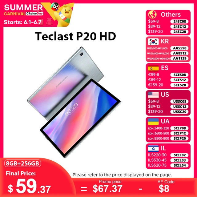 Teclast P20HD 10.1