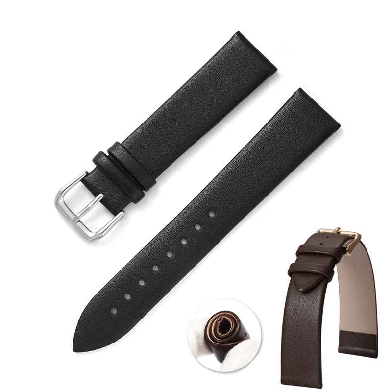 Watchband 18MM 20MM 22MM ultra-thin plain weave needle buckle multi-color bracelet universal watch accessories strap