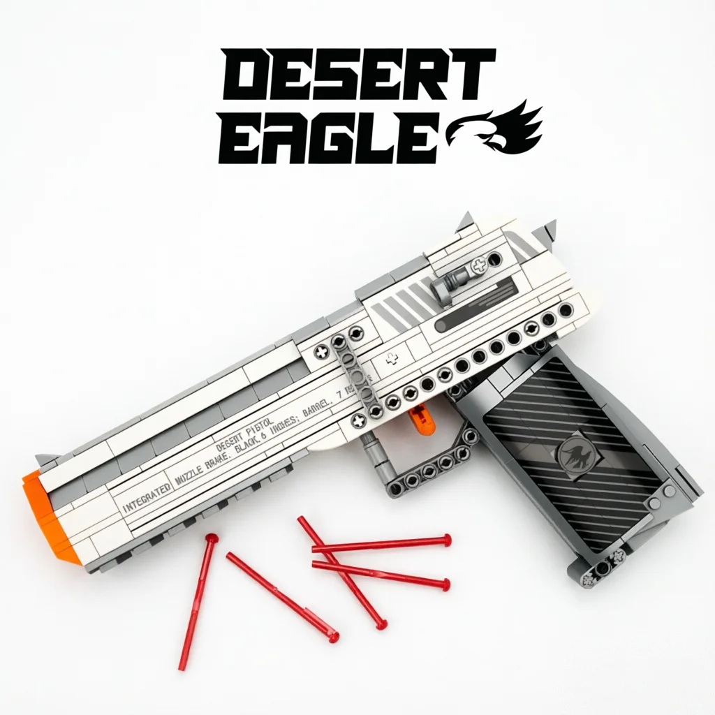 

Конструктор-модель пистолета Desert Eagle из серии Military, 356 деталей, подарок для детей и взрослых, креативный набор для сборки