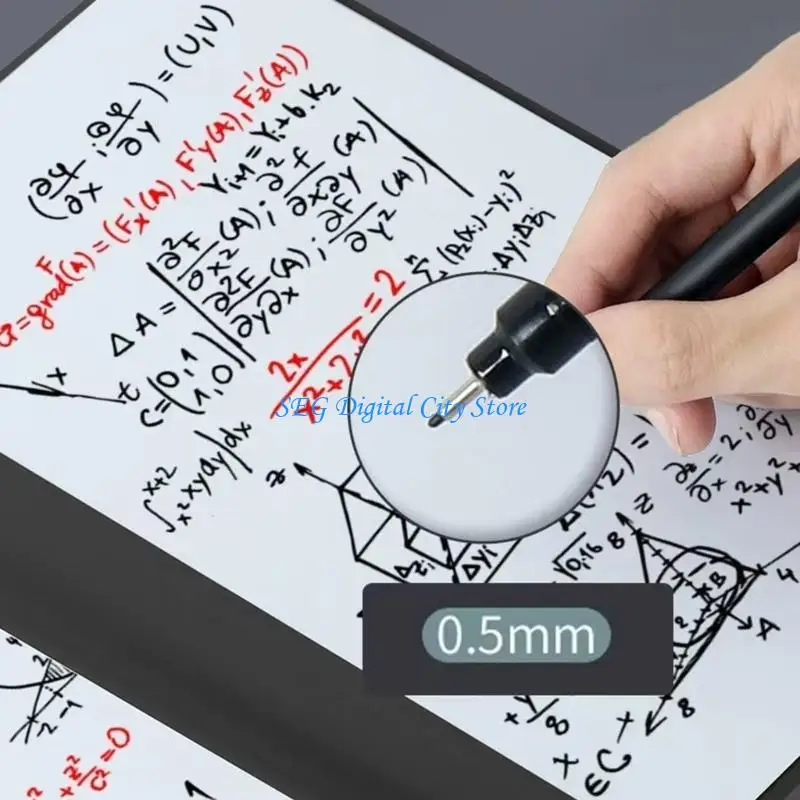 U75B Portable Erasable Whiteboard Notebook 6.61x9.53Inch PU Memoboard Writing Pad