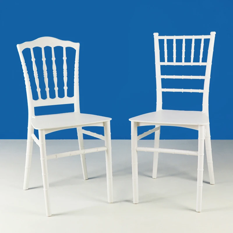 

Nordic Creative Leisure Table and Chair Wedding Plastic Dining Chair White Outdoor Household White Negotiation