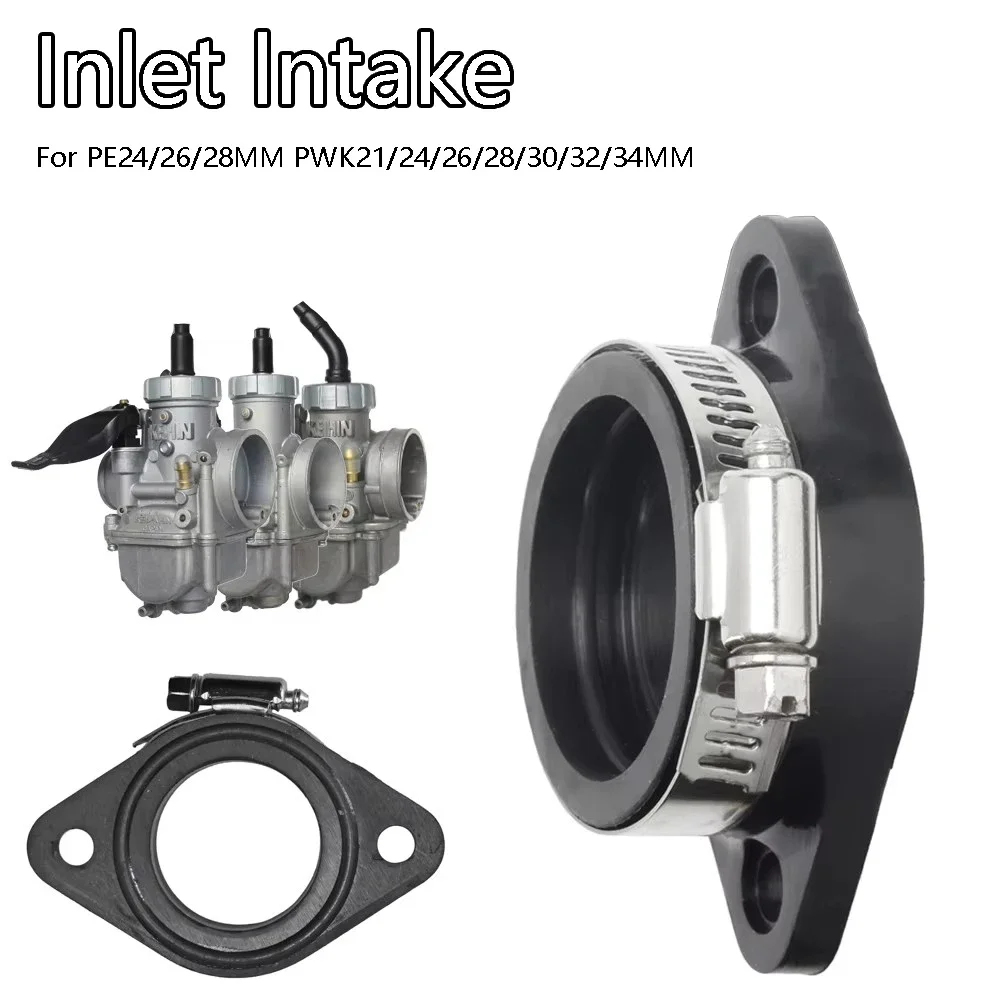 Carburetor Rubber Adapter Inlet Intake Pipe For VM24 OKO PWK PE24 26 28 21-34mm