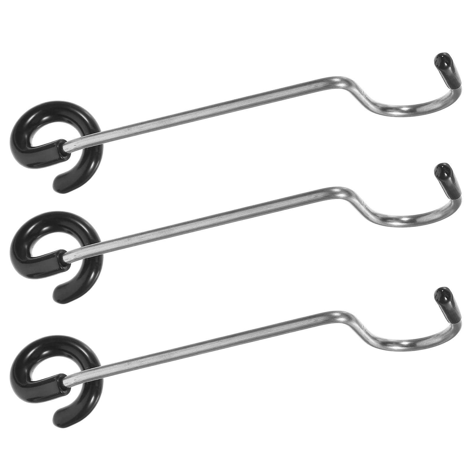 

3 Pcs Camping Light Pole Hook Hooks Supplies Tree Branch Clothing Hangers Coat Cast Iron Travel Outdoor