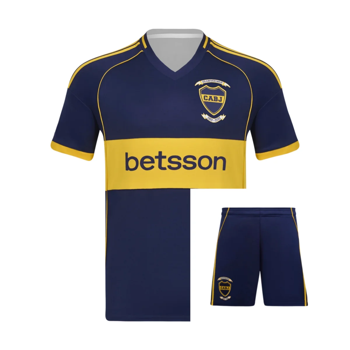 Conjunto Deportivo Casual para Adultos y Niños, Camiseta y Pantalones Cortos del Boca para Entrenamiento Diario, Temporada 2025-26, Transpirable y de Secado Rápido