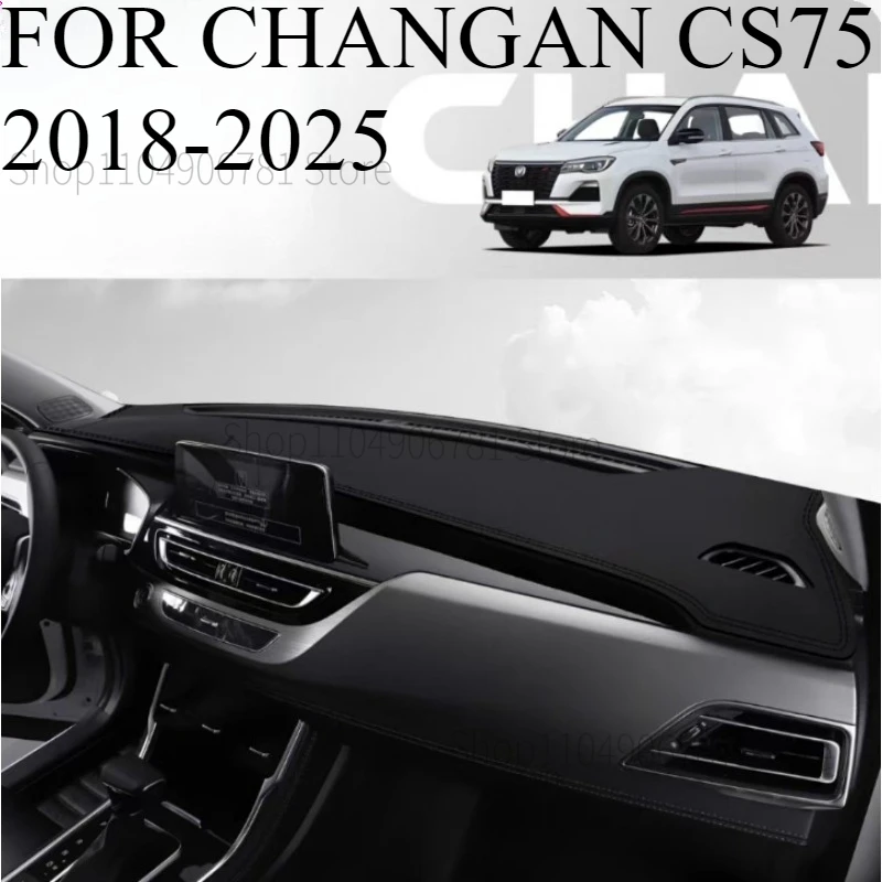 FOR CHANGAN CS75 2018-2025 Car Dash Mat Dashmat Dashboard  Cover Sun Shade Dash Board Cover Carpet  Accessories