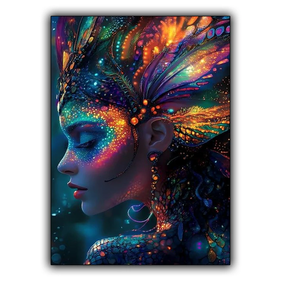 

Новая Алмазная Вышивка 5D: Фэнтези-дракон, Эльф, Девочка. Полная Мозаика, Алмазная Вышивка Крестиком. Декор для Дома.