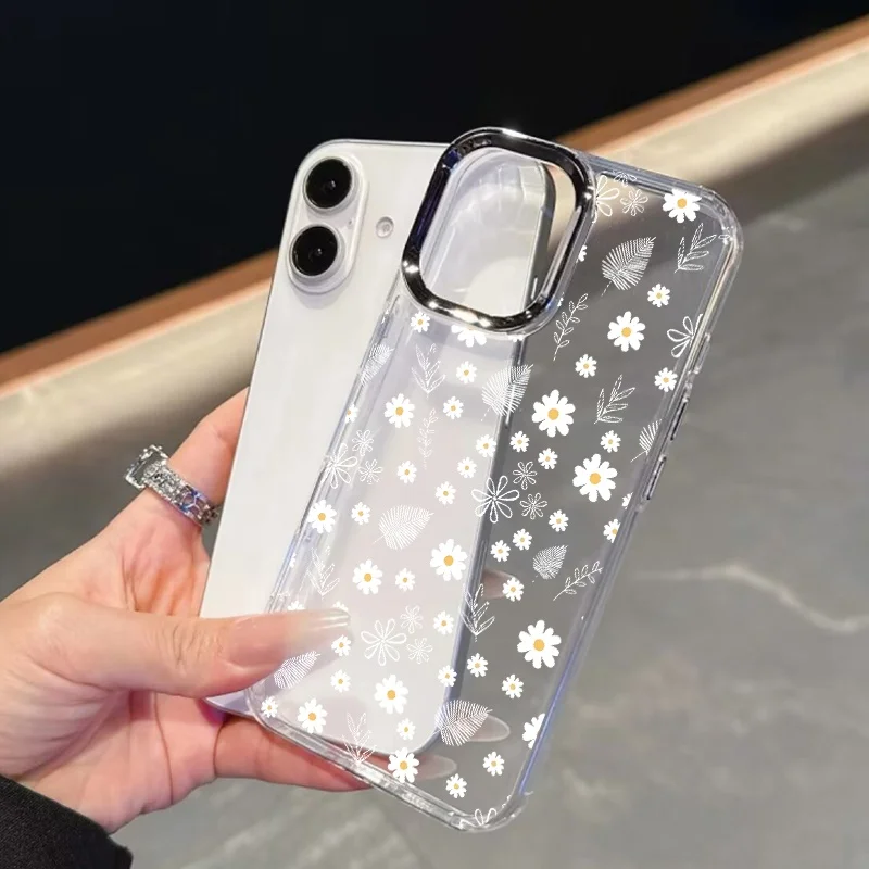 INS ديزي زهرة جراب هاتف ل ممن لهم A2 A3 A5 برو A3X A5X A18 A38 A58 A78 A60 A59 A98 A17 A55 A35 A15S A53 A72 F29 F31 برو غطاء