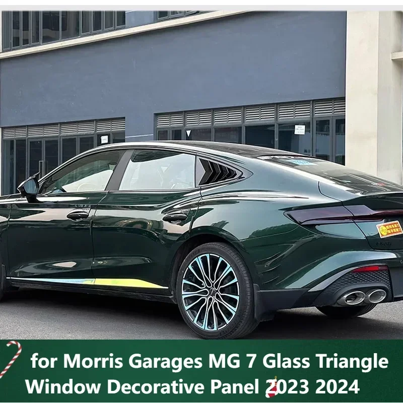 

New！ Window Deflector for Morris Garages MG 7 Glass Triangle Window Decorative Panel 2023 2024 Spoiler Quarter Side Window Louve