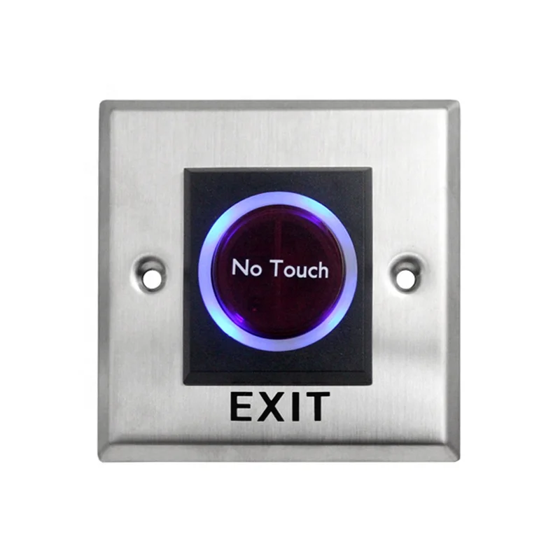 custom.No Exit Button Surface Mount Touchless Exit Button Access Control System