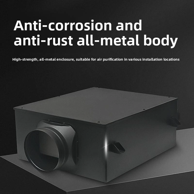 Single Port Ventilation System Ceiling Concealed Indoor Air Circulation Device Multi Layer Filter Screen