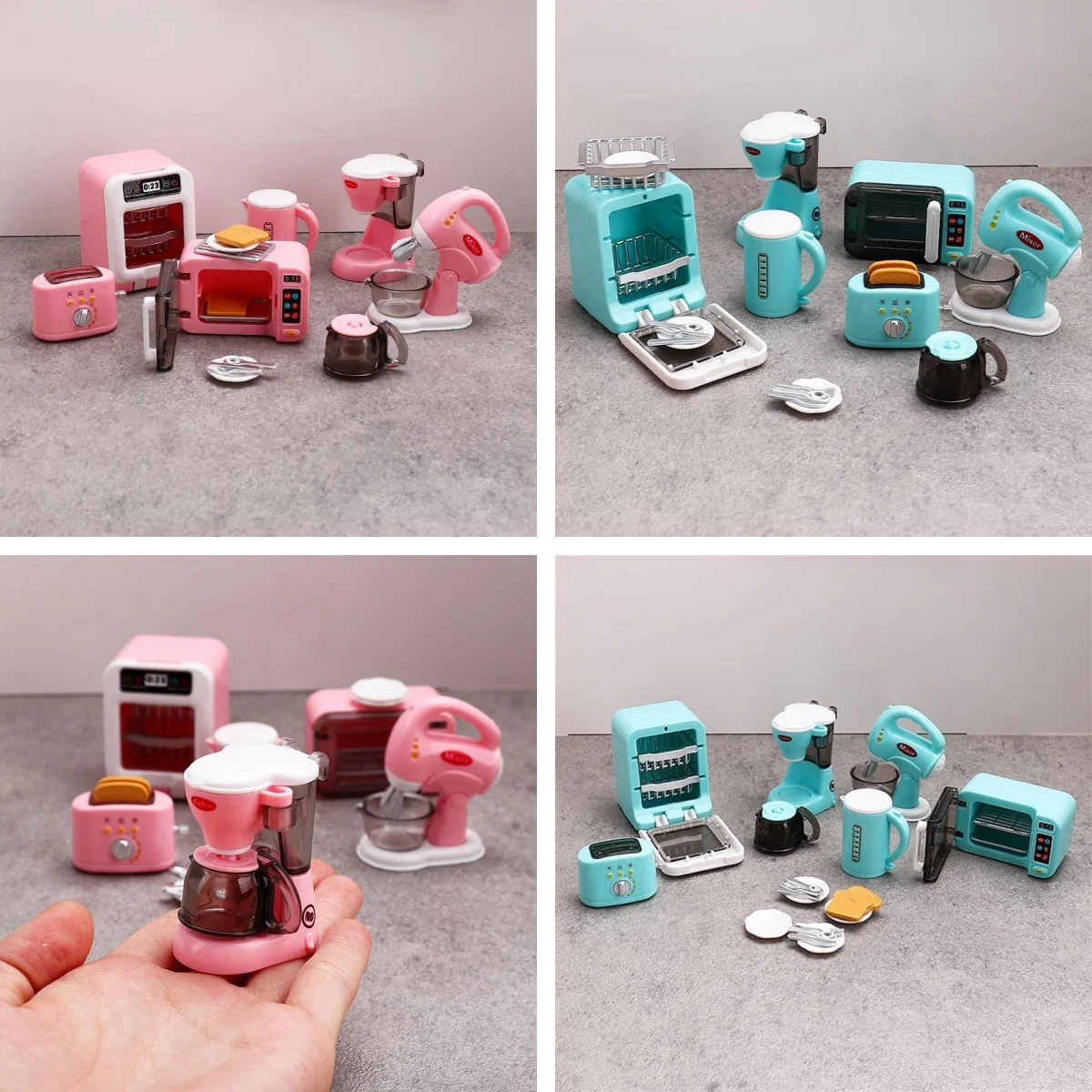 

1 комплект, 1:12, миниатюрная кофемашина для кукольного домика, взбивалка для яиц, бытовая техника, декор, игрушка, аксессуары для кукольного дома