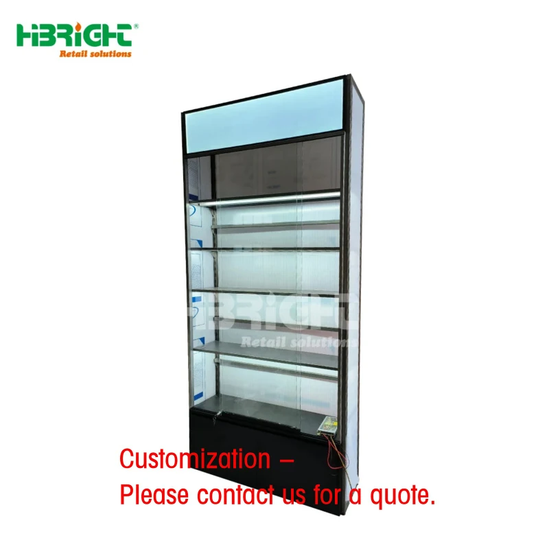 custom.Beauty Custom Made Metallic Double-Sided Light Duty Makeup Display Shelf Cosmetics Supermarket Rack Counter C