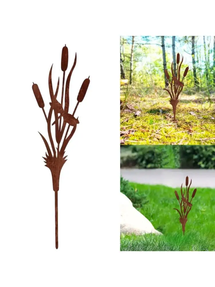 G6KF Single Metal Garden Pick for Lawn, Flower Row and Pot Display